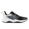 NEW BALANCE KIDS' RAVE RUN V2 HOOK & LOOP RUNNING SHOE - BLACK/WHITE - SIZE 3 Like New