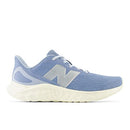 NEW BALANCE WOMEN'S FRESH FOAM ARISHI V4,SIZE 6.5 WIDE,MERCURY BLUE/ ANGORA FUZZ - Like New