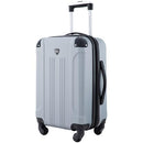 TRAVELERS CLUB CHICAGO HARDSIDE EXPANDABLE SPINNER LUGGAGE 22" - SILVER - Like New