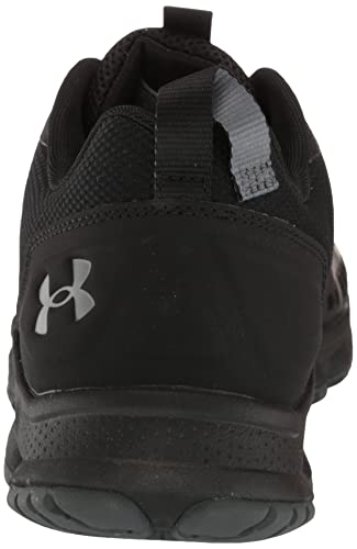 UNDER ARMOUR MEN'S MICRO G STRIKEFAST - SIZE 9 - BLACK (001)/PITCH GRAY Like New