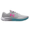 UNDER ARMOUR WOMEN'S CHARGED PURSUIT 3 - SIZE 9 - HALO GRAY/HALO GRAY/REBEL PINK Like New