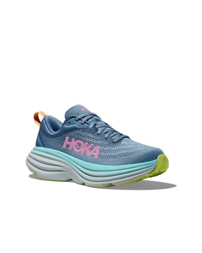 1127952 HOKA ONE ONE Women Bondi 8 Textile Cloud Shadow Dusk Size 8.5 - Like New