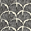 Tempaper x Novogratz Zebra Feather Palm Removable Peel Stick Wallpaper - Brand New
