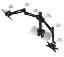 Mount-It! Dual Monitor Mount Arms | Double Monitor Desk Stand - Brand New