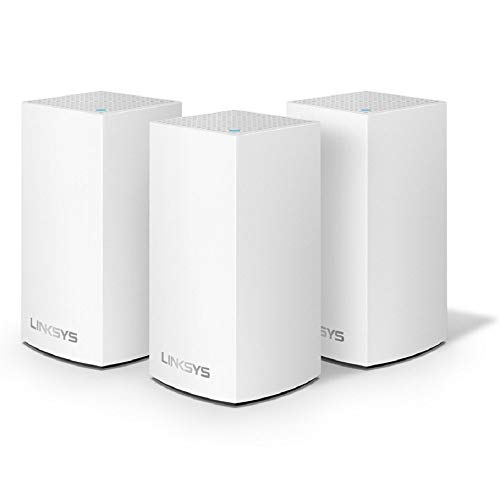 LINKSYS VELOP MESH HOME WIFI SYSTEM 4,500 SQ. FT COVERAGE WHW0103 - WHITE - Like New