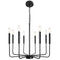 8 Lights Black Chandelier Dining Room Light Fixtures, Farmhouse Chandeliers Like New