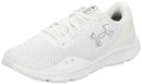 Under Armour Men's Charged Pursuit 3 White/White/Metallic Silver Size 9.5 - Like New