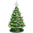Best Choice Products 15" Christmas Tree Holiday Tree Star Topper 64 Lights Green - Brand New