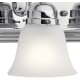PATRIOT LIGHTING 3 LIGHT 24" WIDE BATHROOM VANITY LIGHT - BRUSHED NICKEL - Like New