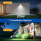 LETMY Solar Spot Lights Outdoor Waterproof with Bigger LED 4 Pack TSL003 - White - Like New