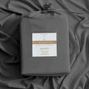 KATHY IRELAND BAMBOO COOLING 6 PIECE SHEET SET DEEP POCKETS - QUEEN - CHARCOAL - Brand New