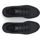 3026518 UNDER ARMOUR CHARGED PURSUIT 3 BIG LOGO MEN'S BLACK SIZE 11 - Like New