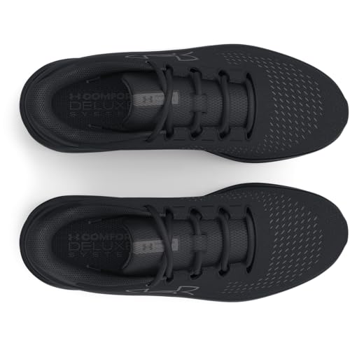 3026518 UNDER ARMOUR CHARGED PURSUIT 3 BIG LOGO MEN'S BLACK SIZE 11 - Like New