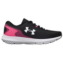 3024888 Under Armour Women Charged Rogue 3, 004 Black/Pink Punk/White, Size 7 Like New