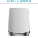 Orbi RBR750 Whole Home AX4200 Tri-Band Mesh WiFi 6 System Router Only- White - Like New