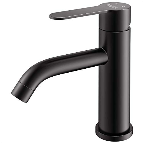 AMAZING FORCE Bathroom Faucet Black Single Hole Sink Faucet Single Matte Black Like New