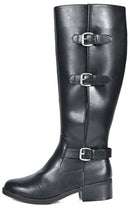 TOETOS Women's Mirran Black Knee High Riding Boots Wide Calf Size 11 M - Like New