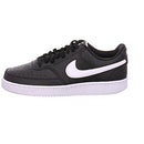 NIKE MEN'S COURT VISION LOW NEXT NATURE SNEAKERS SIZE 10.5, BLACK/WHITE/BLACK Like New