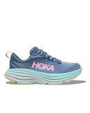 1127952 HOKA ONE ONE Women Bondi 8 Textile Cloud Shadow Dusk Size 8.5 - Like New