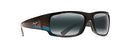 MAUI JIM POLARIZED MEN'S AND WOMEN'S WORLD CUP WRAP 64MM - MARLIN/GRAY POLARIZED - Like New