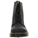 30666001 DR. MARTENS MEN 1460 PASCAL 8 EYE BOOT BLACK WAXED FULL GRAIN SIZE 11 - Like New