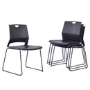 Sidanli Stacking Chairs Stackable Waiting Room Chairs Conference Room - Like New