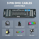 CO-Z 192 DMX Stage Light Controller DJ Lighting Mixer Board Console - Black - Like New