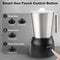 Secura Detachable Milk Frother 17oz Electric Milk Steamer Stainless Steel Silver Like New