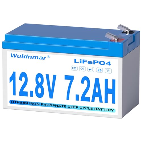 WULDNMAR 12V 7.2AH LIFEPO4 WULDNMAR-BATTERY - Like New