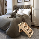 EASTONY 4 STEPS PET STAIRS FOR HIGH BEDS AND COUCHES - TAN - Like New