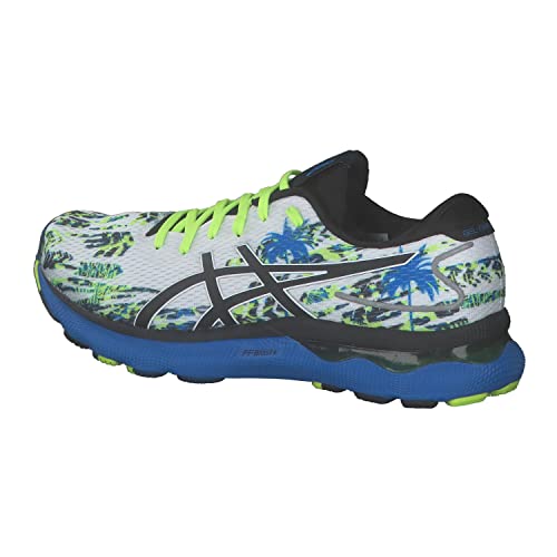 1011B454 ASICS MEN'S GEL-NIMBUS 24 RUNNING SHOES SIZE 11 WHITE/BLACK New