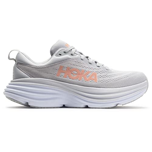 1127952 HOKA WOMEN'S BONDI 8 - SIZE 7.5 - HARBOR MIST/LUNAR ROCK Like New