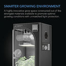 AC INFINITY CLOUDLAB 811 ADVANCE GROW TENT 120"X120"X80" THICKEST 1" - BLACK - Like New
