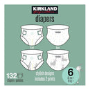 Kirkland Signature Diapers, Size 6 (132 Count) - Brand New