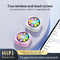 GENERIC YW12 ANC+ENC IN-EAR WIRELESS EARPHONES - WHITE - Like New