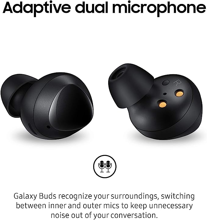 Samsung Galaxy Buds Wireless Bluetooth SM-R170NZKAXAR - BLACK Like New