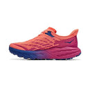 HOKA WOMEN'S SPEEDGOAT 5 WIDE - SIZE 7.5D - FESTIVAL FUCHSIA/CAMELLIA Like New