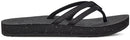 TEVA REFLIP STRAPPY LEATHER WOMEN'S SHOES - SIZE: WOMEN SIZE 7 (EU W38) - BLACK - Brand New