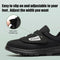 AIPAISTEPS MENS DIABETIC SHOES HOOK&LOOP STRAP WALKING SHOES - SIZE 11XW - BLACK - Like New