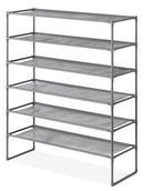 Whitmor Spacemaker 6-Tier Shelves, Gunmetal - Like New