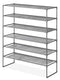 Whitmor Spacemaker 6-Tier Shelves, Gunmetal - Like New