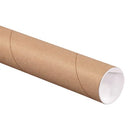 Cardboard Tubes with Caps 30"L x 2"W x 2"H Pack 50 Poster Tube B00BT33W2K - NEW - Brand New