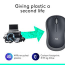 Logitech M185 Wireless Mouse, 2.4GHz with USB Mini Receiver, 910-002225 - Like New