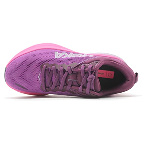 1127952 HOKA ONE ONE Womens Bondi 8 Beautyberry/Grape Wine Size 8 Like New