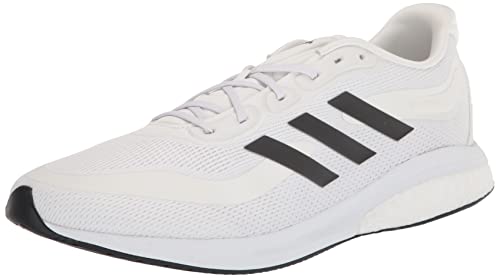 S42723 adidas Men Supernova Trail Running Shoe, White/Black/Dash Grey, Size 7.5 - Like New