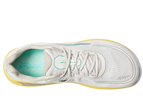 AL0A5471270 ALTRA MEN'S PARADIGM 6 ROAD RUNNING SHOE, SIZE 10, GRAY/YELLOW - Like New