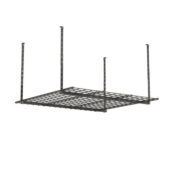 HYLOFT 00625 45" x 45" Overhead Steel Garage Storage System & Rack - Hammertone - Like New