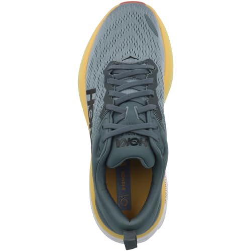 HOKA ONE BONDI 8 MENS SHOES - SIZE: MEN 8.5 - GOBLIN BLUE/MOUNTAIN SPRING - Like New