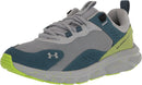 3025750 Under Armour Charged Verssert SPKLE Men Mod Grey/Lime Surge/Black 7.5 Like New