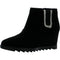 KOOLABURRA BY UGG WEDGE BOOTIES WOMEN YONELA - BLACK - SIZE 7 Like New